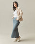 Women's Midweight Fleece Skirt - Stormy Weather